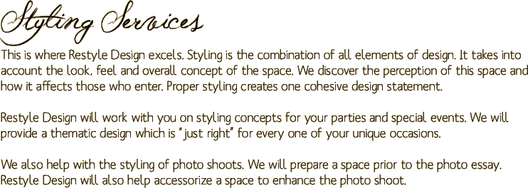 Styling Services